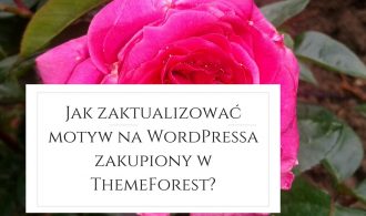Jak zaktualizować motyw na Wordpressa zakupiony w ThemeForest?