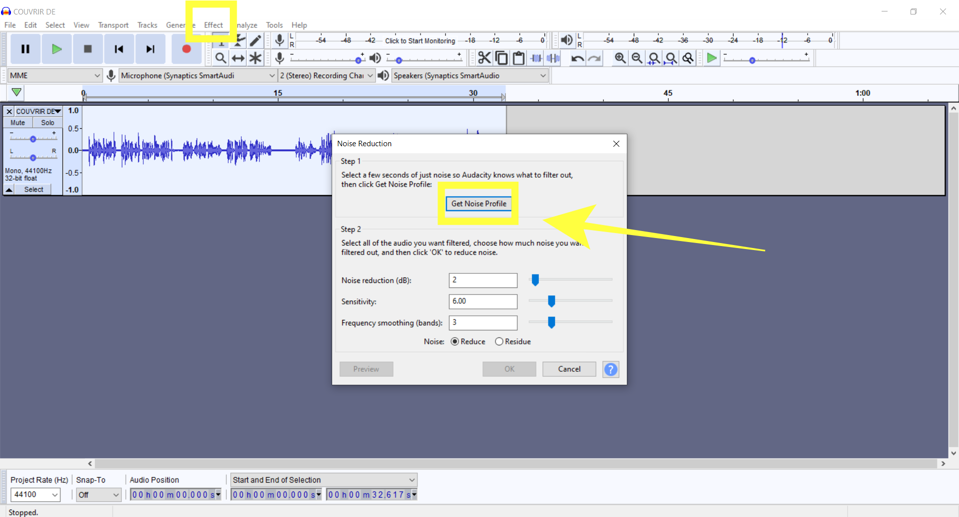 jak edytowac podcast nagranie audio w Audacity - tutorial